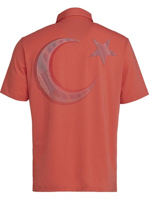 adidas Turkiye Polo M Türkiye Erkek Antrenman Polo Tişörtü JG0918 Kırmızı