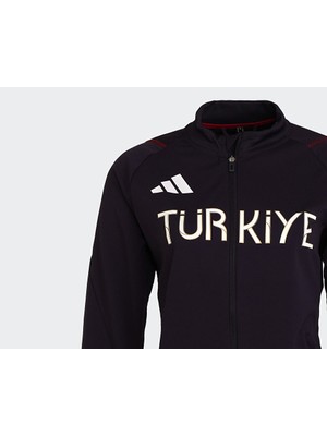 adidas Jkt W Türkiye Kadın Antrenman Ceketi JG5704 Siyah