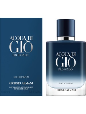 Giorgio Armani Acqua Di Giò Profondo 50 ml EDP Fresh Koku Erkekler İçin Derin Deniz Notası
