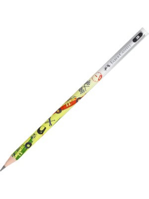 Faber-Castell Araba Desenli Kurşun Kalem 2b 12 Adet 16879