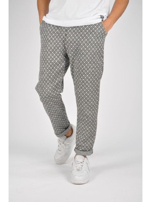 Beli Lastikli Bohem Desenli Jogger