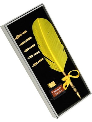 Steelpen Steel Pen Kuş Tüyü Divit Kalem Seti Kaligrafi Kalemi