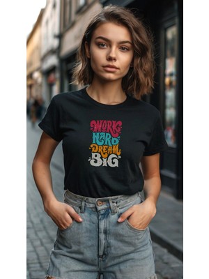 Baskiup Kadın Baskılı T-Shirt Kadın Tişört