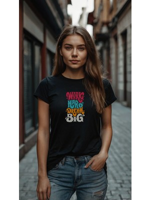 Baskiup Kadın Baskılı T-Shirt Kadın Tişört