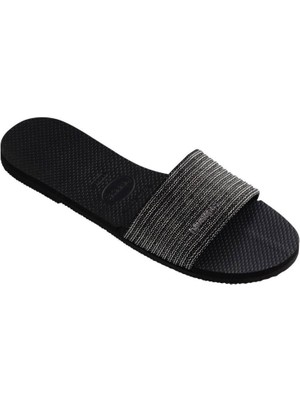 Havaianas You Malta Metallic Black  Siyah Kadın Terlik