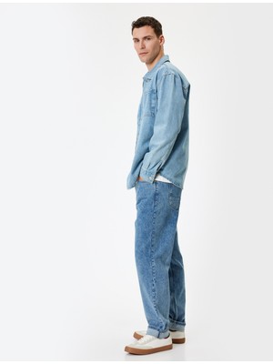 Koton 90'lar Straight Fit Kot Pantolon - Korban Jean