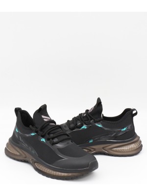 Gamelu Jack Siyah Mavi Fashion Air Taban Erkek Sneakers