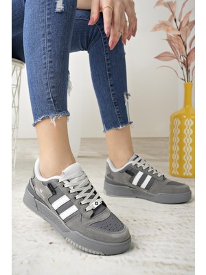 Solazer 020 Füme Anatomik Memory Foam Kadın Sneakers