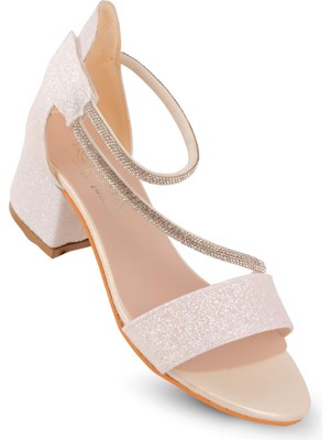 Kaptan Junior Kız Çocuk  Topuklu Abiye  Ayakkabı Pssk 515