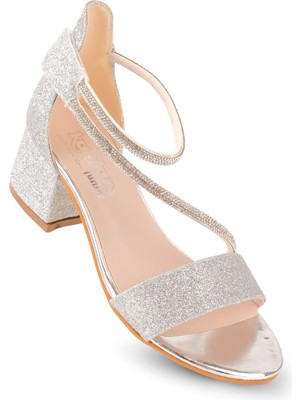 Kaptan Junior Kız Çocuk  Topuklu Abiye  Ayakkabı Pssk 515