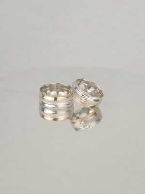 Twem Silver Modern Klasik Inci Işıltısı 925 Ayar Gümüş Alyans, Nişan ve Söz Yüzüğü