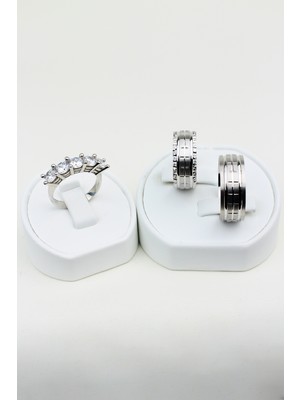 Twem Silver Gizemli Bağlantı Çemberi 925 Ayar Gümüş Alyans, Nişan ve Söz Yüzüğü