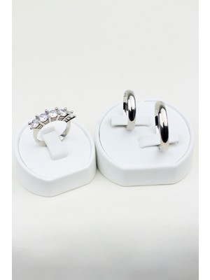 Twem Silver Sade Aşk Çemberi 925 Ayar Gümüş Alyans, Nişan ve Söz Yüzüğü