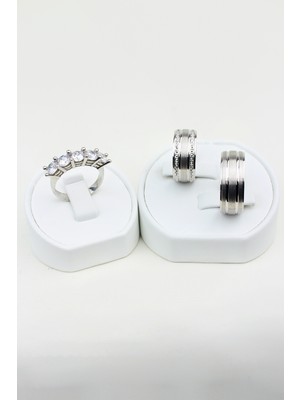 Twem Silver Büyülü Uyum Halkası 925 Ayar Gümüş Alyans, Nişan ve Söz Yüzüğü