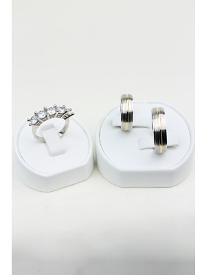 Twem Silver Denizaltı Aşk Çemberi 925 Ayar Gümüş Alyans, Nişan ve Söz Yüzüğü