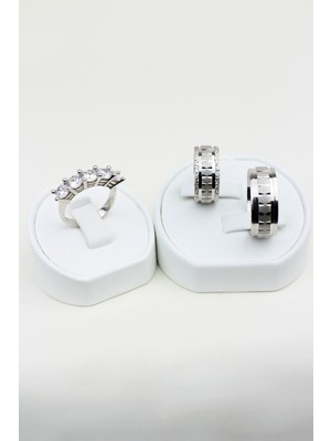 Twem Silver Geleneksel Bağ Halkası 925 Ayar Gümüş Alyans, Nişan ve Söz Yüzüğü