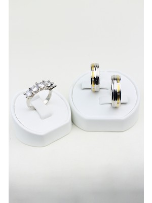 Twem Silver Geleneksel Ahenk Halkası 925 Ayar Gümüş Alyans, Nişan ve Söz Yüzüğü