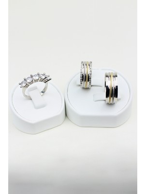 Twem Silver Zamansız Zarafet Çemberi 925 Ayar Gümüş Alyans, Nişan ve Söz Yüzüğü