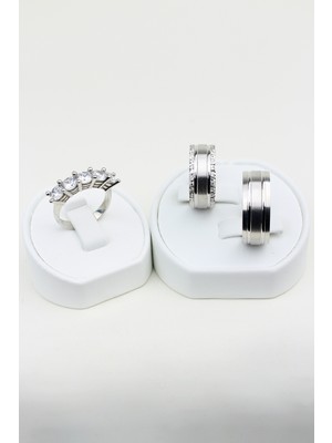 Twem Silver Esrarengiz Ahenk  925 Ayar Gümüş Alyans, Nişan ve Söz Yüzüğü