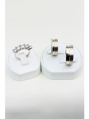 Twem Silver Zamanın Izinde Ahenk  925 Ayar Gümüş Alyans, Nişan ve Söz Yüzüğü