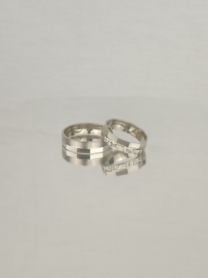 Twem Silver Gizemli Mutluluk Döngüsü 925 Ayar Gümüş Alyans, Nişan ve Söz Yüzüğü