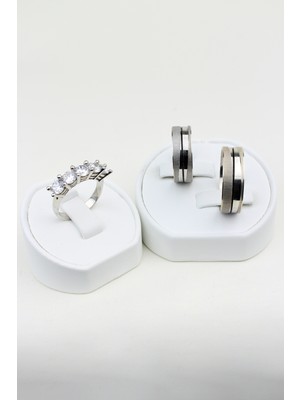 Twem Silver Sonsuz Sevgi Harmoni 925 Ayar Gümüş Alyans, Nişan ve Söz Yüzüğü