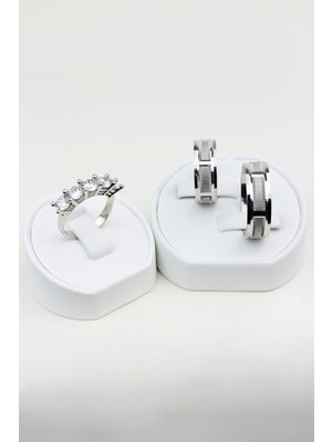 Twem Silver Ruh Incisi Bağlantısı 925 Ayar Gümüş Alyans, Nişan ve Söz Yüzüğü