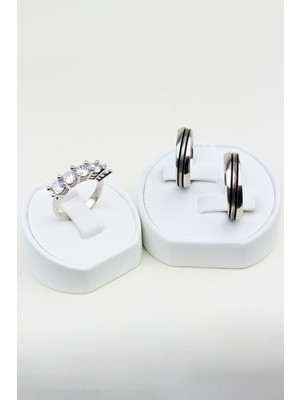 Twem Silver Sonsuz Mutluluk Bağı 925 Ayar Gümüş Alyans, Nişan ve Söz Yüzüğü