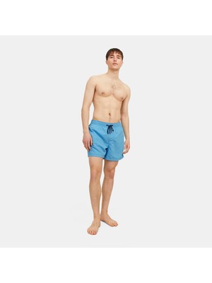 Jack & Jones Erkek Ethereal Blue Deniz Şortu 12225961 V2