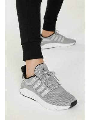 Lumberjack Sword Gri Erkek Spor Ayakkabı Memory Foam Tekstil Malzeme Düz Tabanlı Bağcıklı