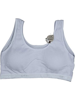 Nariya Kadın Büyük Beden Pamuklu Penye Toparlayıcı Sütyen Günlük Yarım Atlet