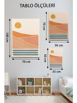 Mervolia Modern Temalı  Bohem Desenlibohem Desenli Tablo TBL596