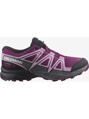 Salomon Speedcross Cswp J Çocuk Outdoor Ayakkabı Mor Standart Kalıp Su Geçirmez Özellik