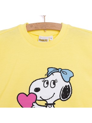 Peanuts 24Y Snoopy Tshirt Kız Bebek