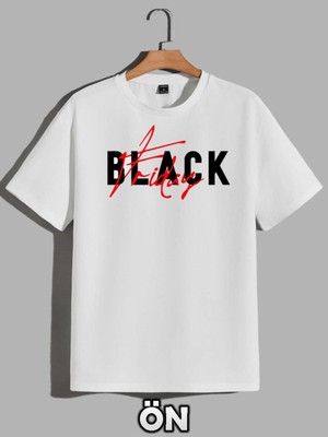 Won Black Unisex Yılan Baskılı Ithal Özel Üretim T-Shirt %96 Pamuk Owersize