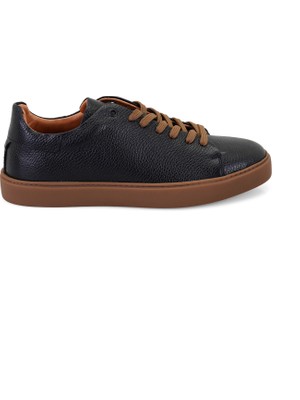 Desa Larry Siyah Erkek Deri Günlük Ayakkabı