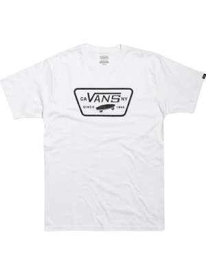 Vans Full Patch Erkek Beyaz T-shirt