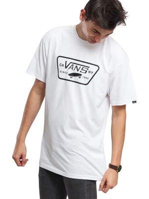 Vans Full Patch Erkek Beyaz T-shirt