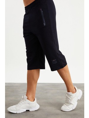 Mysport 201762 Cep Nakış Detaylı Lacivert Erkek Kapri