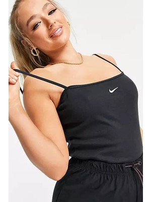 Nike Sportswear Essential Cami Tank Top Kadın Atlet Siyah