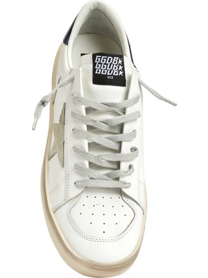 Golden Goose Sstar Beyaz Gri Erkek Deri Günlük Ayakkabı 102047203_066