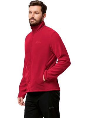 Jack Wolfskin Taunus Fz Erkek Kırmızı Polar Ceket