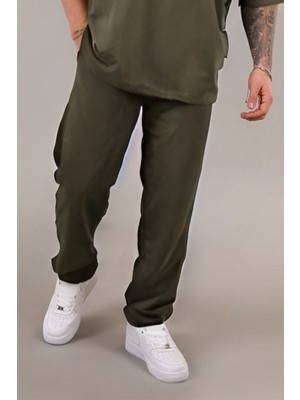Yakamel Erkek Günlük Mevsimlik Ince Penye Pijama Altı