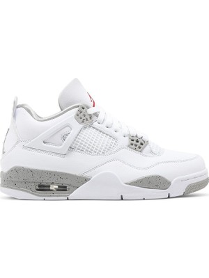Nike Air Jordan Retro 4 White Oreo Erkek Spor Ayakkabı