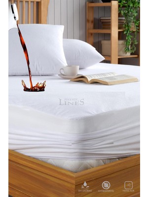 Home Lines Sıvı Geçirmez Yatak Koruyucu Alez, Fitted Lastikli Kenar