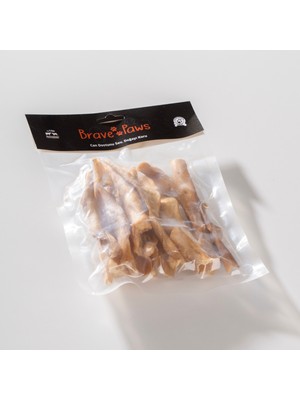 Brave Paws Lamb Headskin Stick - Kuzu Kelle Derisi 100 gr Köpek Ödül Maması %100 Kuzu