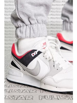 Nike Air Pegasus 89 Unisex Sneaker White Süet Derili Spor Ayakkabı Beyaz Gri