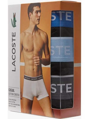 Lacoste 3 Lü Erkek Boxer 5H3401-B68