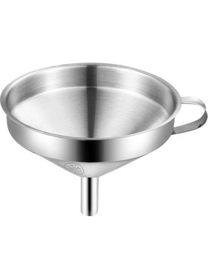 Chavin 304 Çelik 14,5 cm Süzgeçli Huni Tek Parça Çok Amaçlı Kullanım İçin Gri CIN708