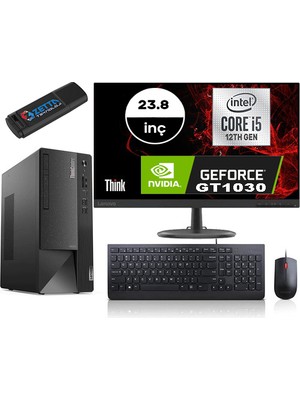 Lenovo Thinkcentre Neo 50T Gen4 Ofis Kullanımına Uygun Masaüstü Bilgisayar 16GB RAM 512GB SSD 4GB/GT1030